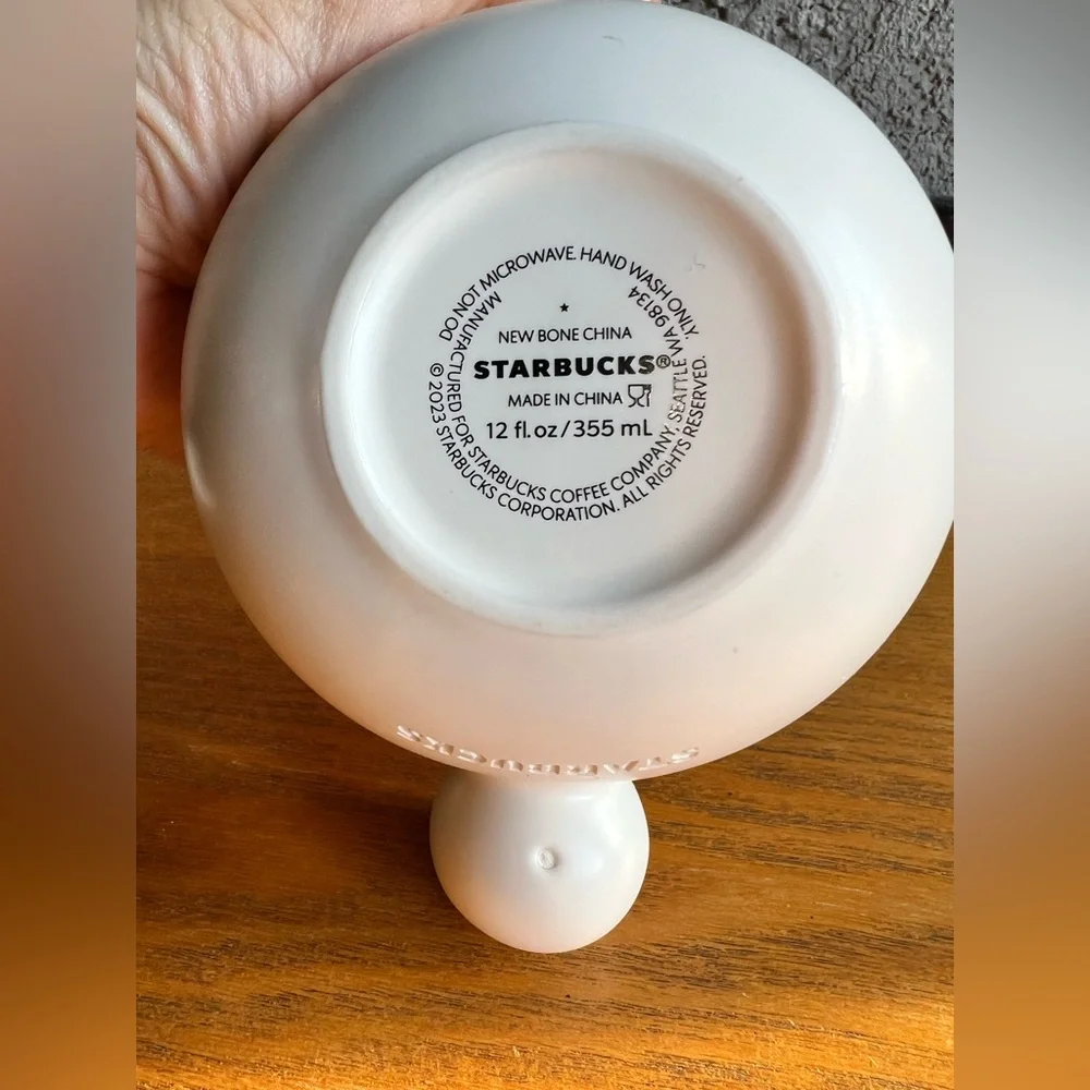 Starbucks 12 oz. Rabbit Ceramic Face Sugar Mug container